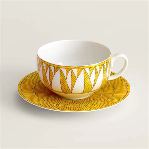 hermes cups and saucers.